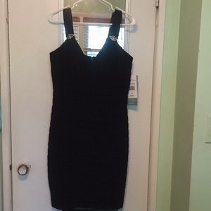Black modern social dress
